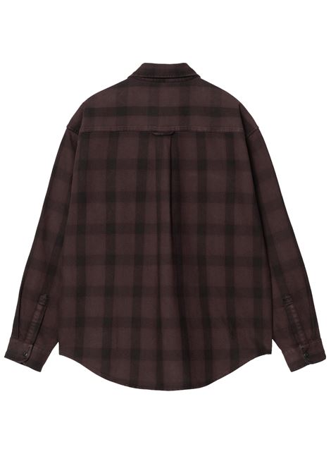 camicia edmands uomo nera e palissandro CARHARTT WIP | I0359513J2.XX